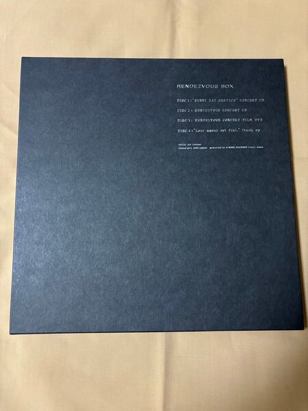 サニーデイサービス RENDEZVOUS BOX アナログ レコード CD DVD 新品未開封 数量限定 ランデヴーボックス LP