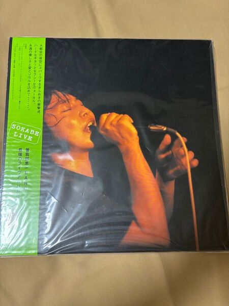 曽我部恵一BAND SOKABE LIVE アナログレコード サニーデイサービス 新品未開封 SunnyDayService LP