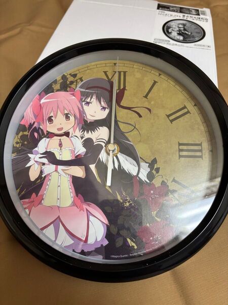 魔法少女まどか☆マギカ 壁掛け時計 ウォールクロック まどマギ 新品未使用 キュゥべえ まどか ほむら ワルプルギス 叛逆 廻天