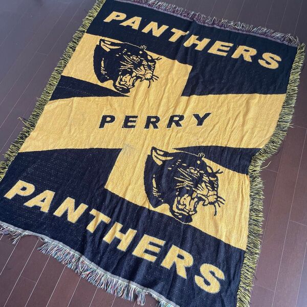 ヴィンテージラグ マットソファー マルチカバー ブランケット PANTHERSPERRY