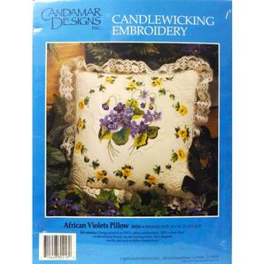 刺繍キット【CANDAMAR DESIGNS】African Violets Pillow