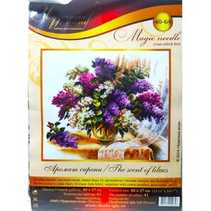 クロスステッチ キット【Magic Needle】The scent of Lilacs ライラックの香り