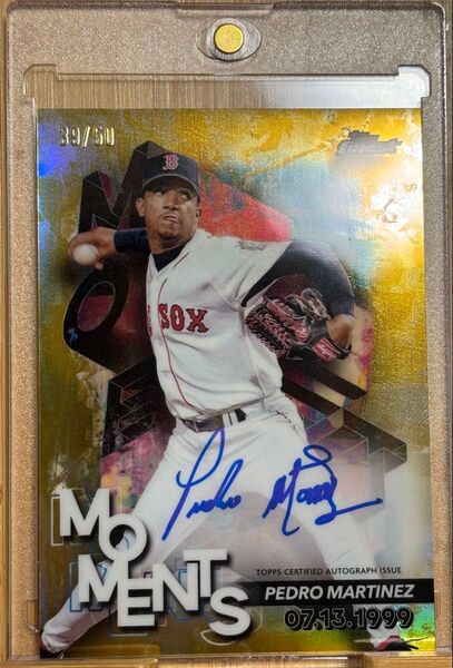 pedro martinez topps auto /50