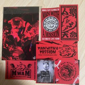 MAN WITH A MISSION ジャンケンジョニー ステッカー ポストカードセット