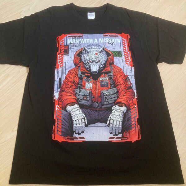 MAN WITH A MISSION2024 USUK Tour T Japan Edition Tシャツブラック L 試着のみ