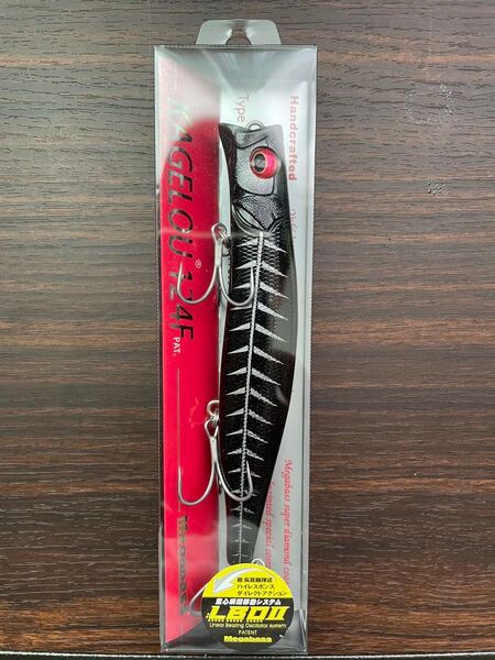 メガバス カゲロウ124F ブラックボーン BLACK BONE