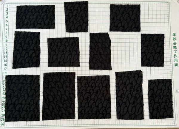 ミナペルホネンハギレ刺繍12枚