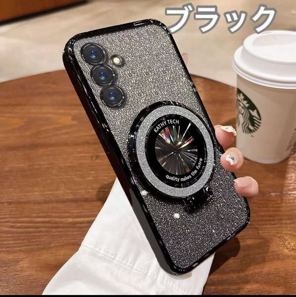 高級感キラキラ galaxyA53ケースおしゃれスタンド機能韓国デザイン お洒落 MagSafe対応 大人気
