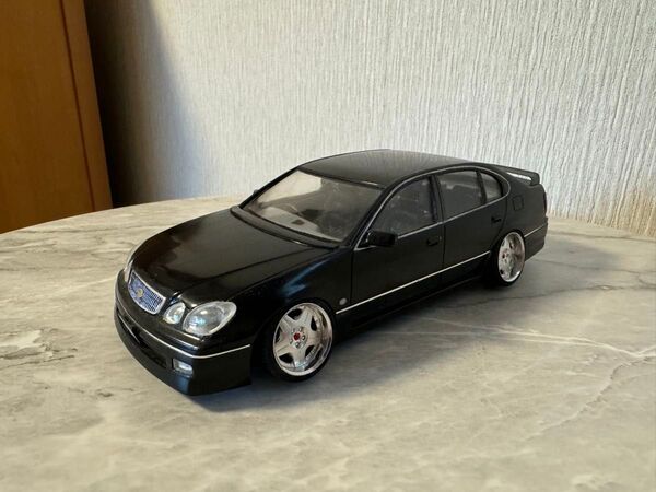 希少 アオシマ ファブレス JZS161 アリスト プラモデル1/24 完成品