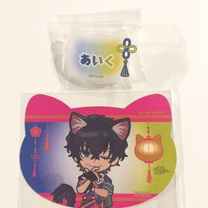 ブルーロック オリヴァ・愛空 ナンジャタウン ナンジャ ネームバッジ 特典 ねこ型カード