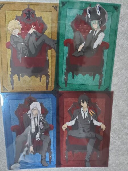 家庭教師ヒットマンREBORN! TSUTAYA 玉座 クリアカード XANXUS スクアーロ ベルフェゴール フラン ザンザス