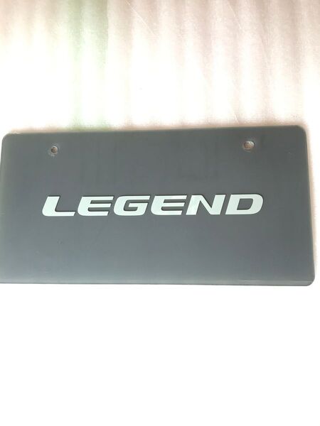 (非売品)ホンダ純正 LEGEND マスコットプレート ナンバープレート
