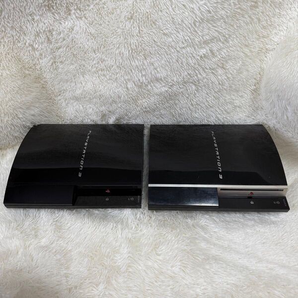 PS3 本体 CECHB00 CECHL00 プレステ3 20GB 黒 ブラック SONY プレイステーション3 2台セット
