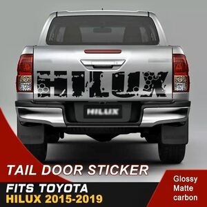 新品◇送料込み♪ TOYOTA ハイラックス リアステッカー カッティングシート 色選択可能♪ HILUX 2015-2019 トヨタ トランクステッカー