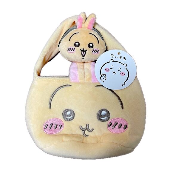 ちいかわ お菓子ミニバッグ ミニがま口ポーチ うさぎ 2個セット