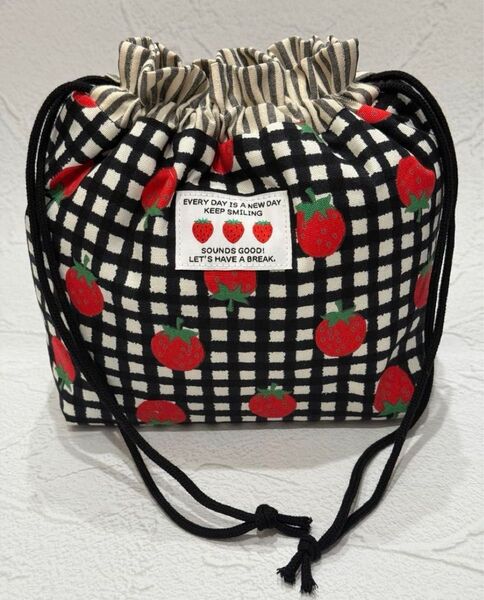 1345 保冷お弁当袋 ハンドメイド