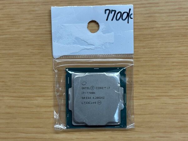 CPU intel Core i7 7700k【動作品】