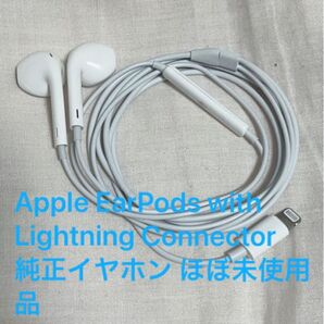 Apple EarPods with Lightning Connector 純正イヤホン ほぼ未使用品