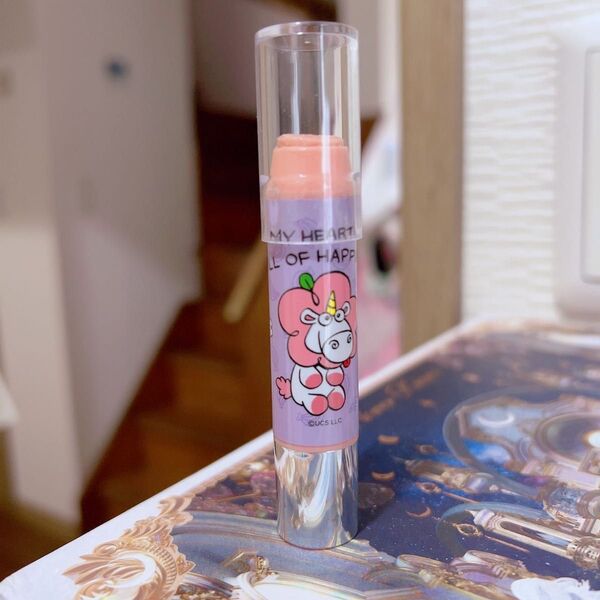 美品 レブロン キス シュガー スクラブ 286 リップバーム ピーチ ミニオンズ