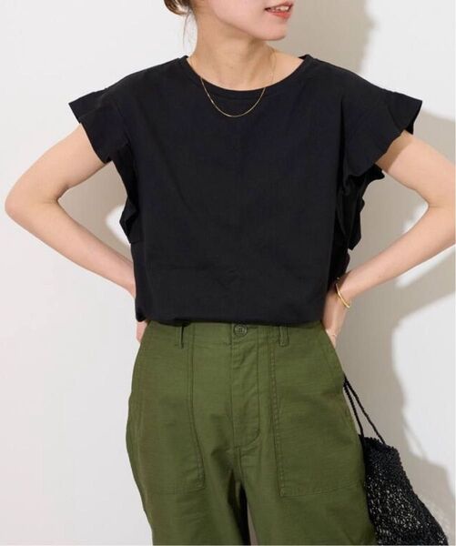 ジャーナルスタンダードレリューム フリルスリーブTシャツ