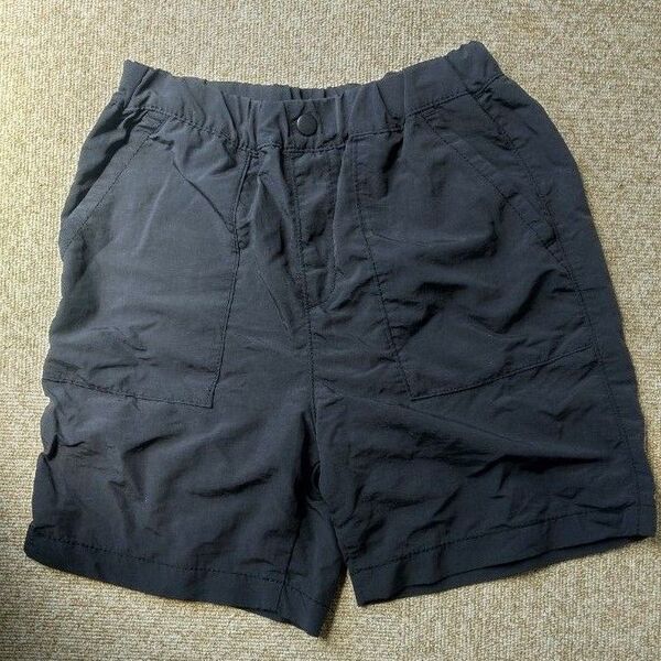 【中古】ユニクロ ハーフパンツ130 黒