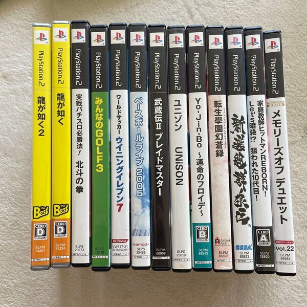 PS2 ソフト まとめ売り 13本 ゲームソフト
