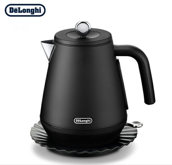 販路限定品 デロンギ エクレティカ 電気ケトル ブラックKBY1200J-BK
