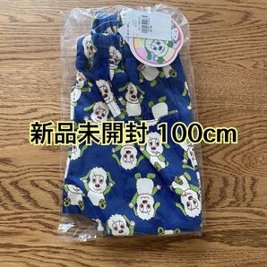 【新品未開封】【100cm】ワンワン 長ズボン ブルー いないいないばあっ!