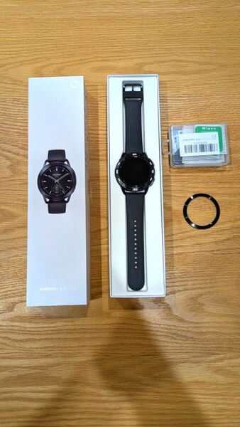 Xiaomi Watch S3 ブラック 交換用ベゼル付き