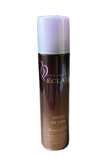 ヘアボーテ エクラ ボタニカル エアカラーフォーム ダークブラウン150g 1回使用品 お試しに!