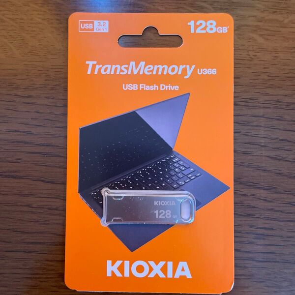 KIOXIA(キオクシア) USBフラッシュメモリ 128GB USB3.2 Gen1 海外パッケージ LU366S128GG4