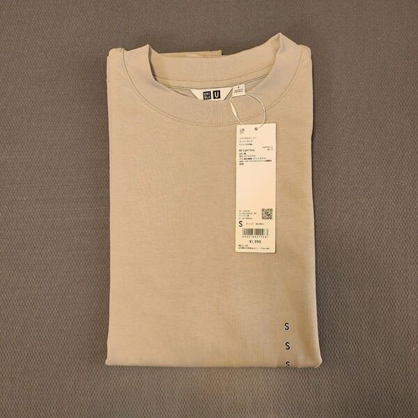 ユニクロ エアリズムコットンオーバーサイズTシャツ(5分袖)