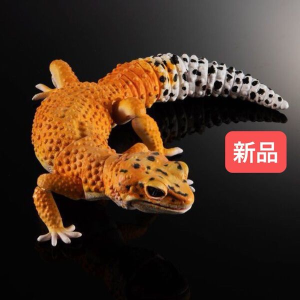 〈オンライン版〉 ヒョウモントカゲモドキ(タンジェリン) いきもの大図鑑アドバンス バンダイ