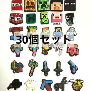 C【新品】Minecraft マイクラ クロックス ジビッツ チャーム 30種
