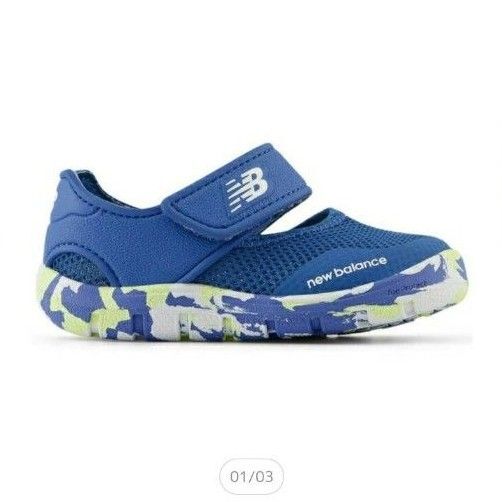 New Balance I020B TE2 ブルー サンダル 14.5cm シューズ