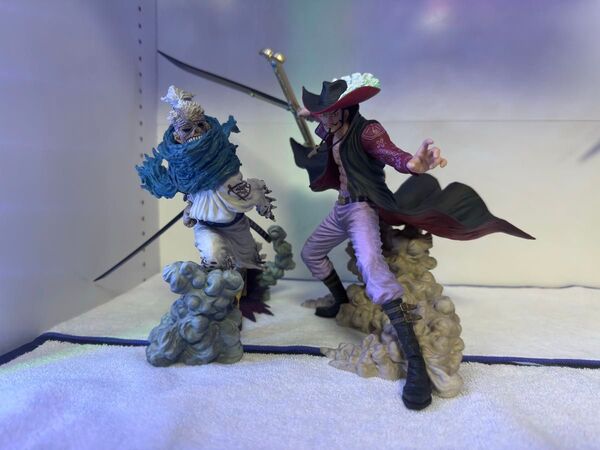 一番くじ ワンピース EX 士魂ノ系譜 B賞 リューマ‐魂豪示像‐ C賞 ジュラキュール・ミホーク‐魂豪示像‐ 箱無し セット