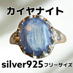 天然石 カイヤナイト リング フリーサイズ