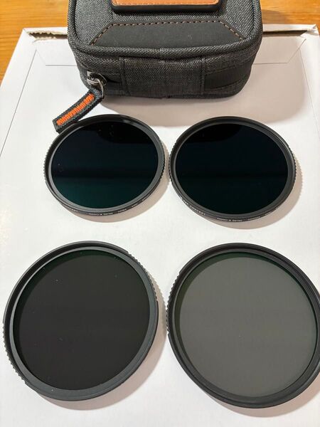 K&F Concept 67mm NDフィルターセット ND4+ND8+ND64+ND1000 +ケース