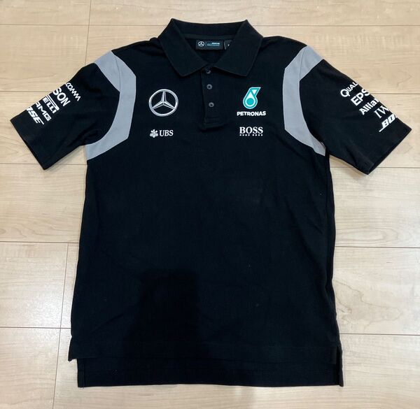 Mercedes AMG PETRONAS ポロシャツ ブラック