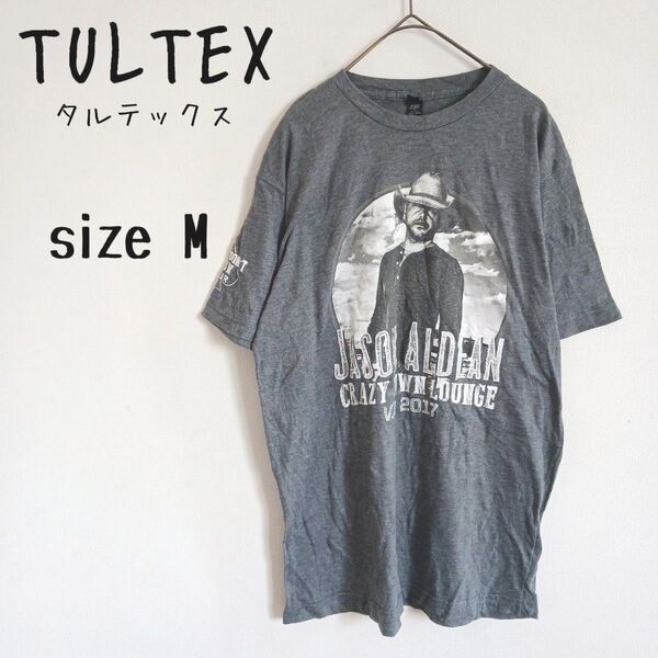 TULTEX】フォトプリント半袖Tシャツ JASON ALDEAN ロックバンド