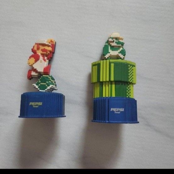 スーパーマリオブラザーズ ペプシ ボトルキャップ2個セット