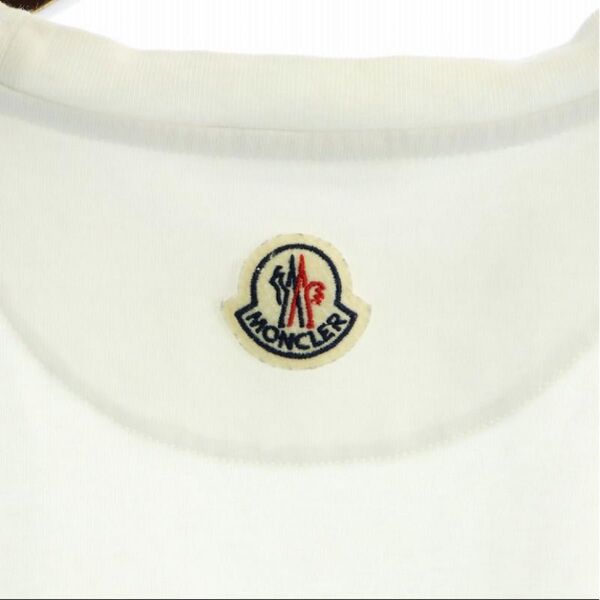 モンクレール MONCLER MAGLIA T-SHIRT Tシャツ カットソー ロゴ 刺繍 M