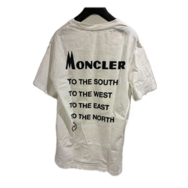 美品 正規品 MONCLER FRAGMENT Tシャツ 白 モンクレール M カットソー L
