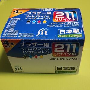 ブラザー用 インクカートリッジ LC211-4PK 4色セット jit ジット