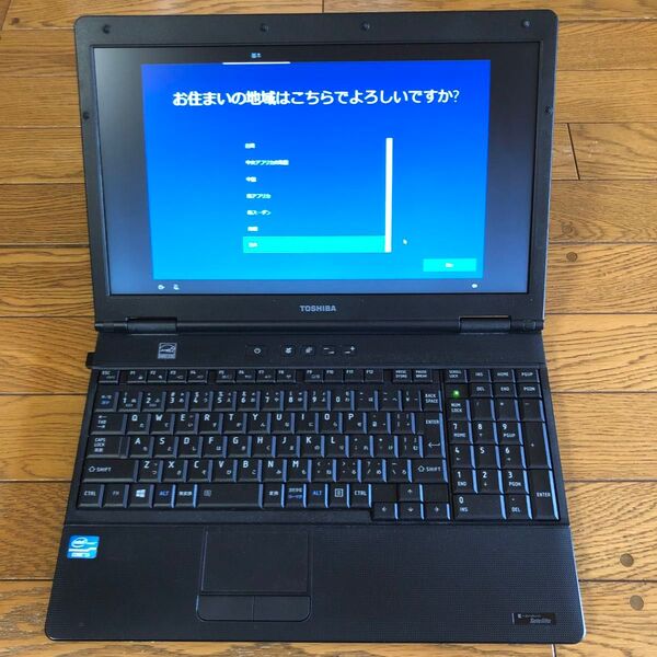 TOSHIBA 東芝 ノートパソコン dynabook satellite B552/F ダイナブック win10 i3