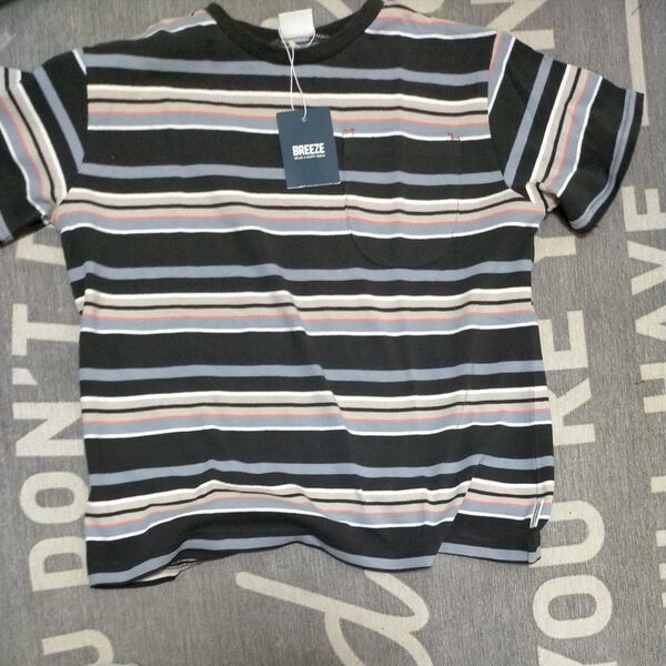 BREEZE ボーダー柄Tシャツ マルチカラー 未使用