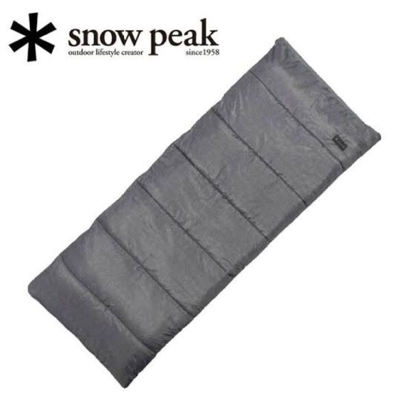 スノーピーク 封筒型シュラフ SSシングル BD-105GY snow peak 寝袋 コンパクト キャンプ 車中泊 寝具
