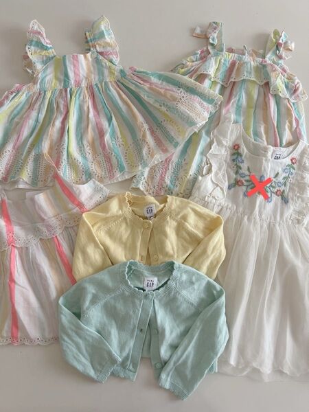 baby GAP まとめ売り ベビー ワンピース トップス カーディガン 女の子