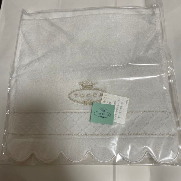 新品 トッカ タオルハンカチ ホワイト