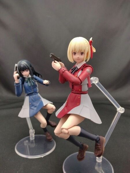 【完成品】 PLAMATEA リコリス・リコイル 錦木千束 & 井ノ上 たきな 塗装改修完成品 グッドスマイルカンパニー
